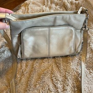 Leather crossbody